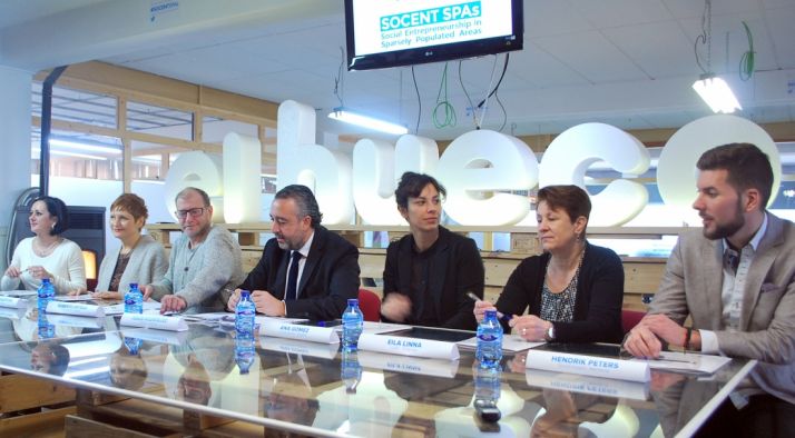Imagen de la presentación del proyecto que inicia su andadura en Soria. / SN