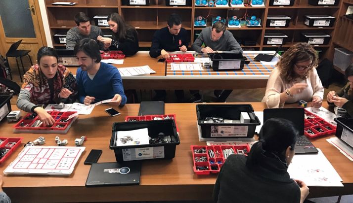 Los profesores en su formación./CSCS