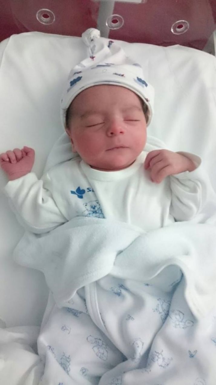 Enzo esta mañana. Cedida