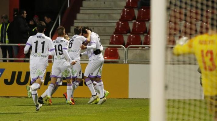 El Numancia logra una primera victoria a domicilio de oro