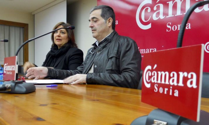 María Luisa Aguilera y Albeto Santamaría este martes. /SN