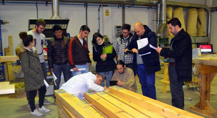 Una imagen de la visita al centro./Cesefor