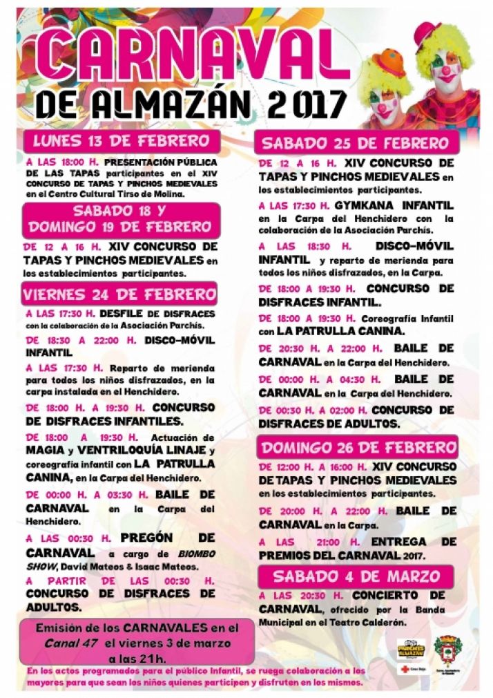 Concurso de tapas y pinchos medievales durante el carnaval de Almazán