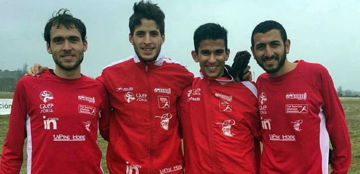 Seniors del cross corto del Numantino.
