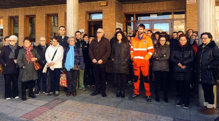 El minuto de silencio este jueves./CRS