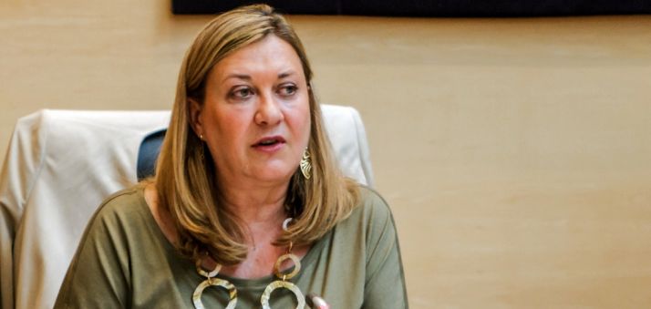 La consejera de Hacienda, Pilar del Olmo. 