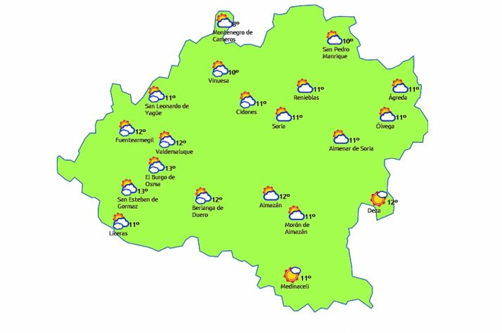 Pronóstico para este miércoles./eltiempo.es