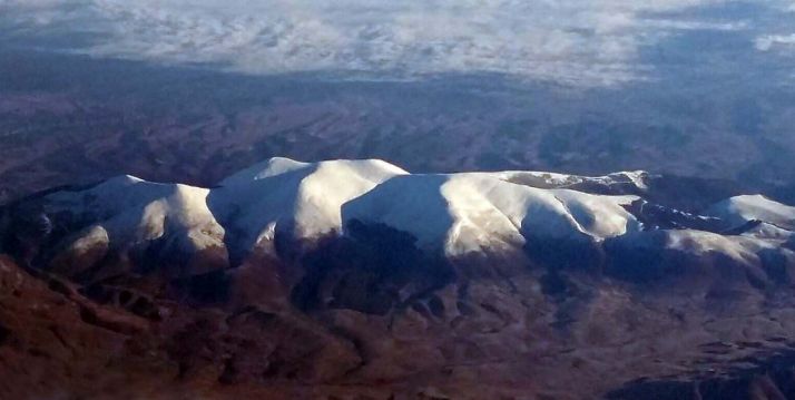 Reciente imagen aérea del Moncayo./SN 