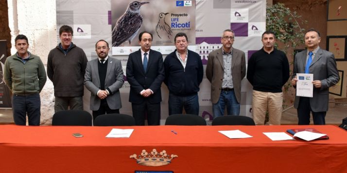 Representantes de las entidades participantes en el proyecto. /Jta.