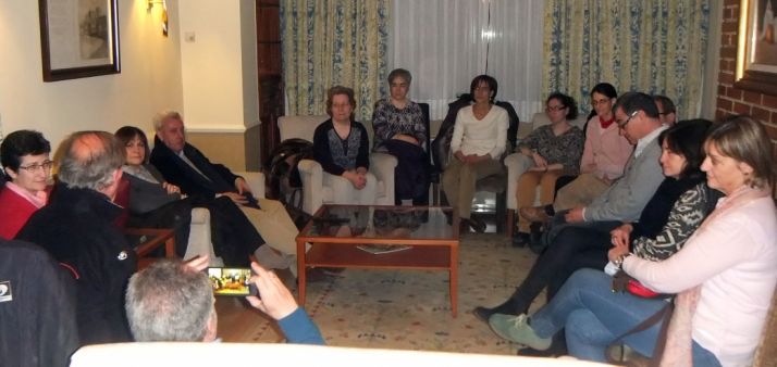 Imagen del encuentro este jueves. 