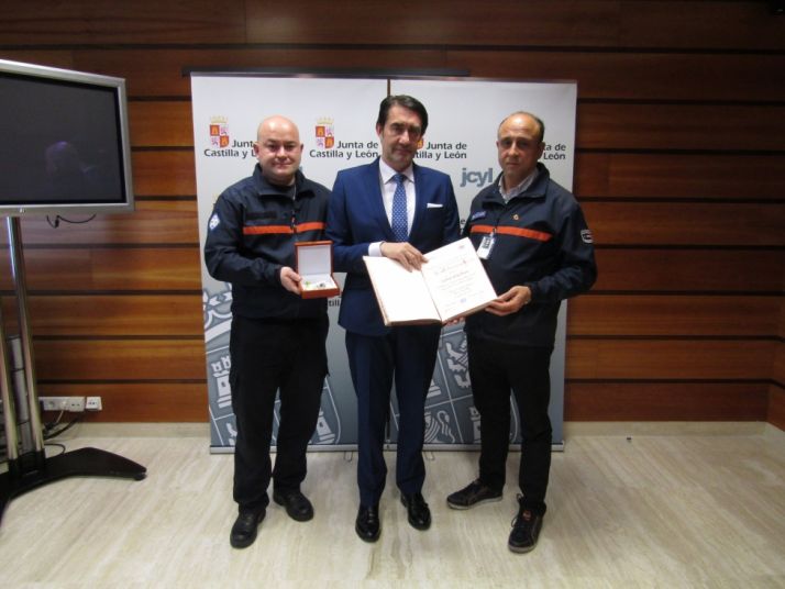 Imagen de la entrega del reconocimiento/ JCYL