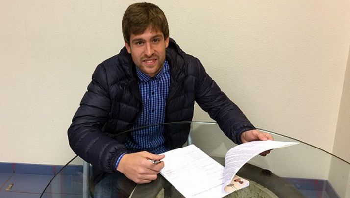 El jugador este lunes./CDN