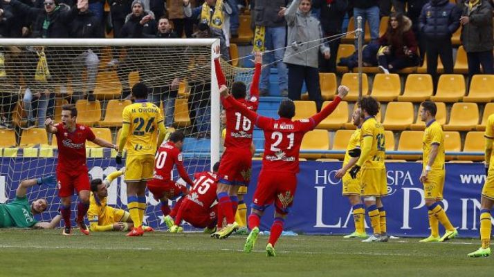 Imagen del gol del Numancia/LFP