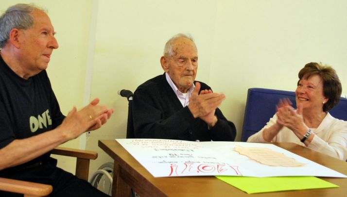 Francisco Delso, este jueves celebrando su cumpleaños. /SN