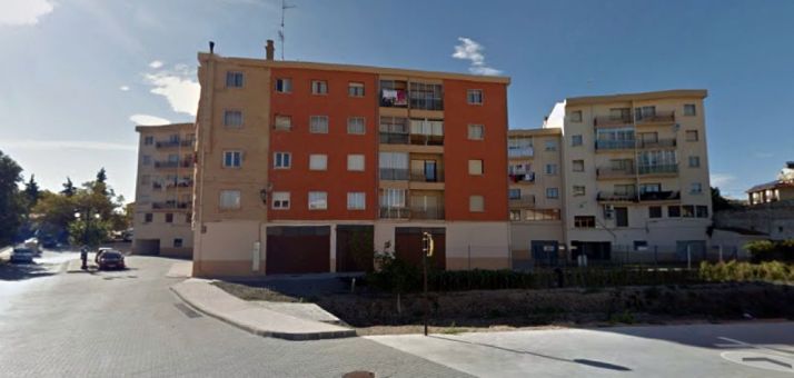 Viviendas en la avenida de Madrid, en la localidad. 