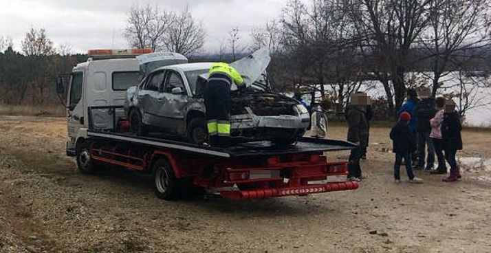 Imagen del vehículo siniestrado. /SN