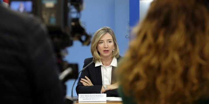 Alicia García, consejera de Familia e Igualdad. /Jta