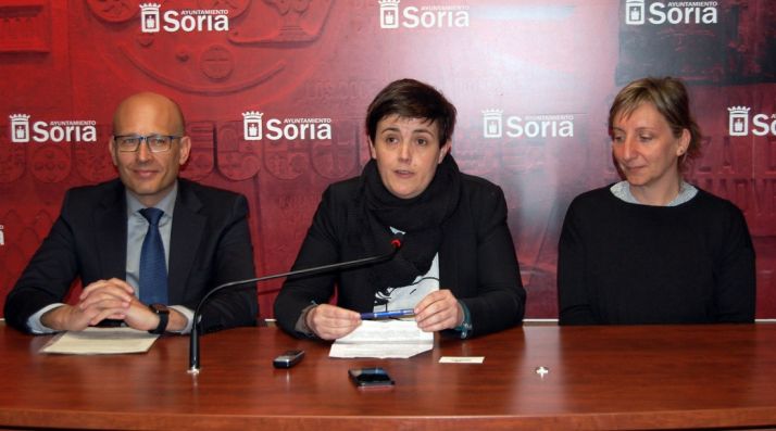Alberto Fernández, Ana Alegre y Belén Santos. /Ayto.