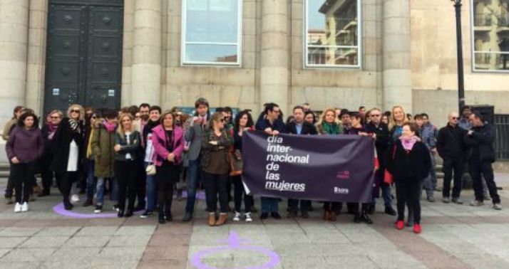 Concentración este 8 de marzo en la plaza de San Esteban./SN