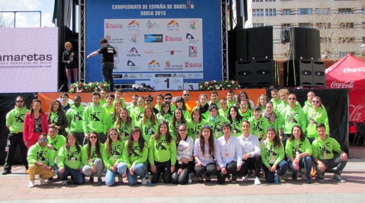 Voluntarios en el Nacional de 2015./FTCyL