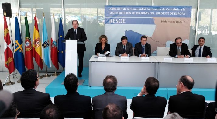 Herrera en su intervención este martes en Vigo. /Jta.