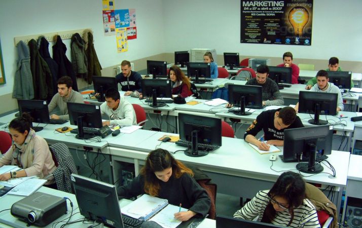 Alumnos del IES Castilla.