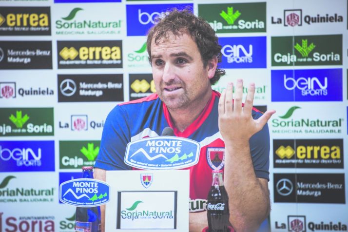 Jagoba Arrasate, entrenador del Numancia. /SN