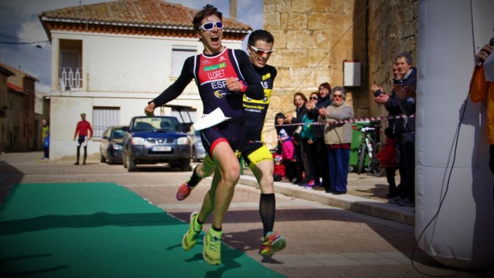 Lloret a su llegada a meta.