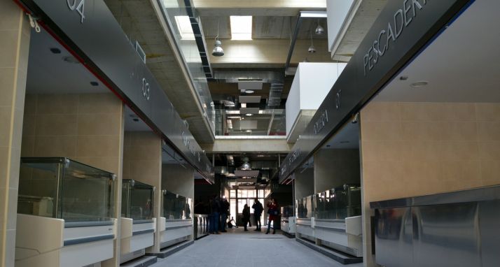 Uno de los pasillos del mercado esta semana. /SN