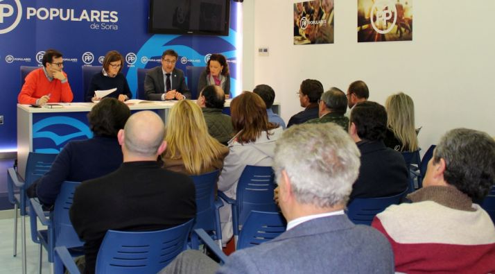 Imagen de la junta directiva del PP.
