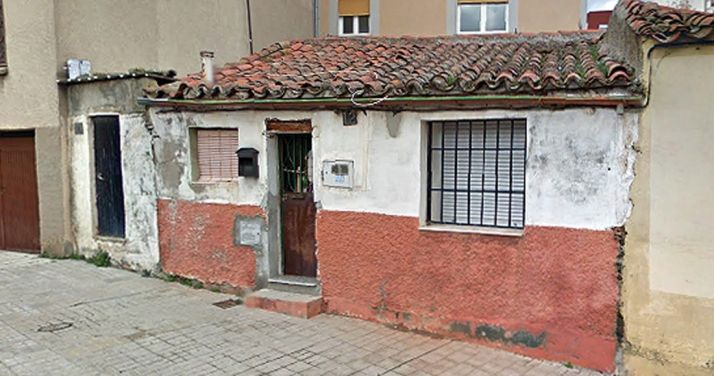 El inmueble lugar del hallazgo. 