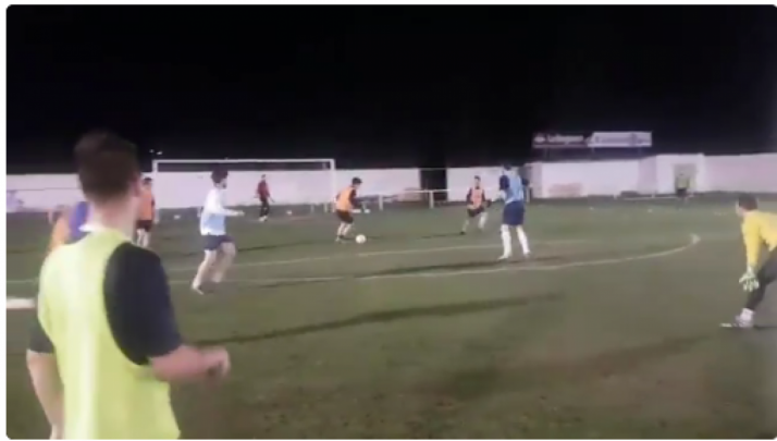 Entrenamiento de CD San José antes del partido de hoy/ CD SAN JOSÉ