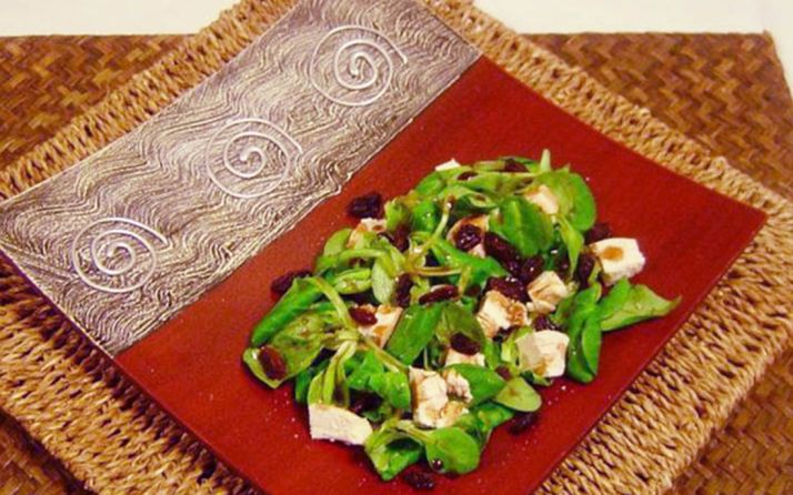 Ensalada al estilo celtibérico del Restaurante Goyo.