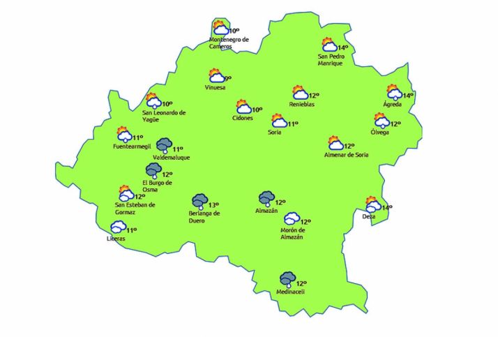 Previsión para este lunes 6./SN