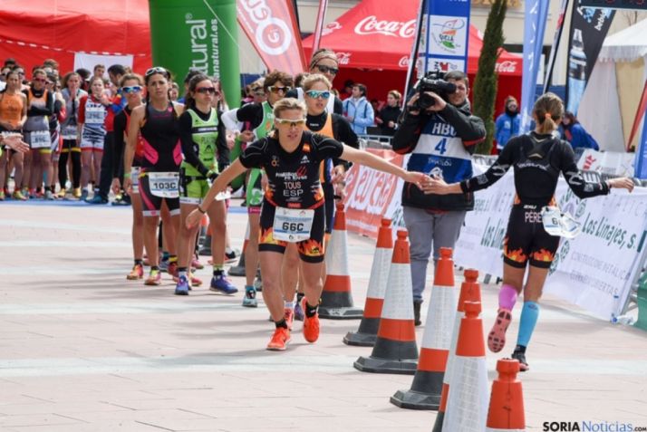 Duatlón por relevos en Soria. /SN