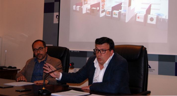 Rey (izda.) y Cedazo este lunes./Dip