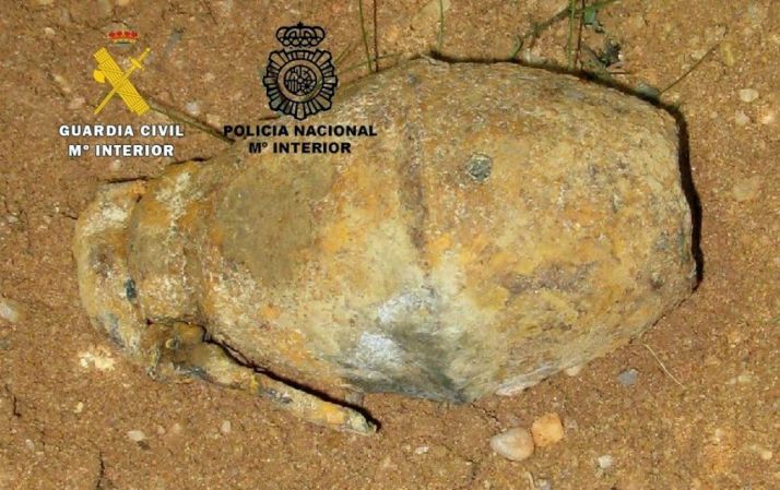 El artefacto destruido.