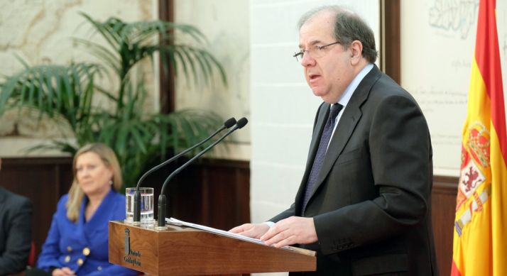 Herrera, en la presentación de las cuentas de la Comunidad para 2017.