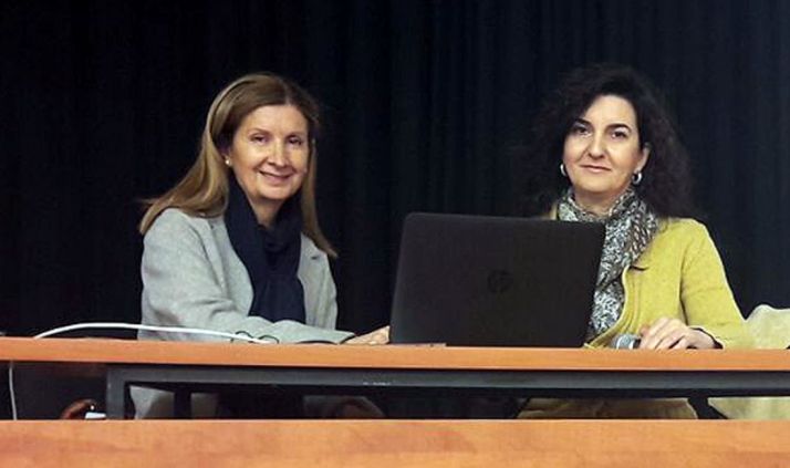 Loreto González-Dopeso y Reyes Juberías.