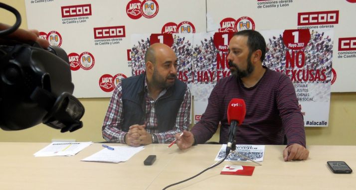 Moreno (dcha.) y Lobo este viernes. /SN