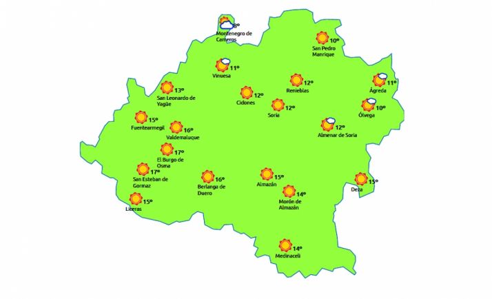 Pronóstico para este martes./eltiempo.es