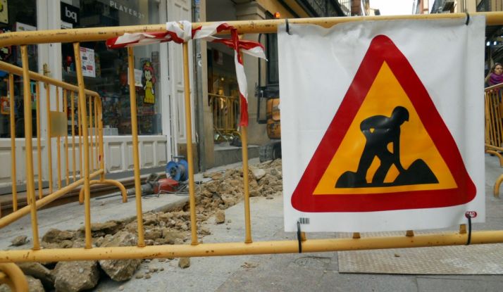 Una calle en obras. /SN