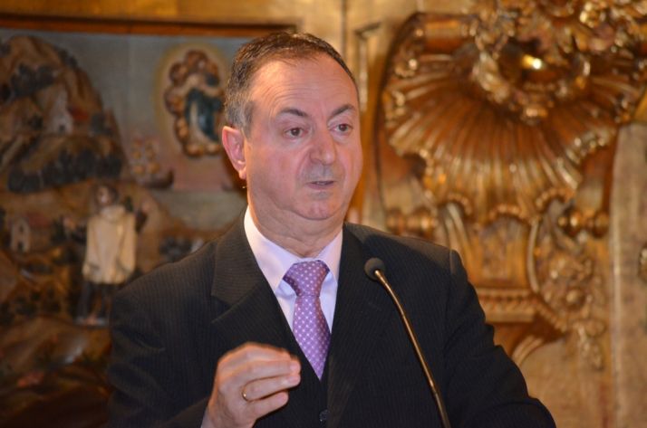 Jesús Alonso, en su pregón de Semana Santa.