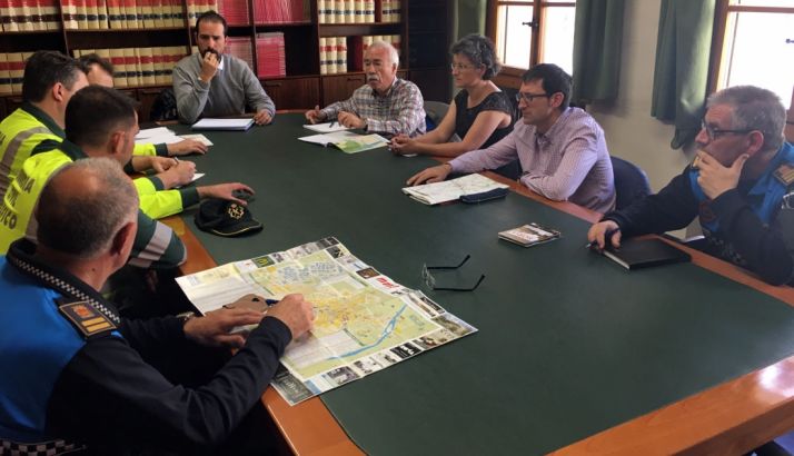 Imagen de la reunión este miércoles./Ayto.