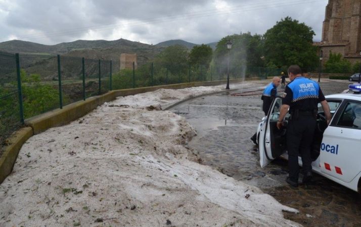 Granizada en Ágreda