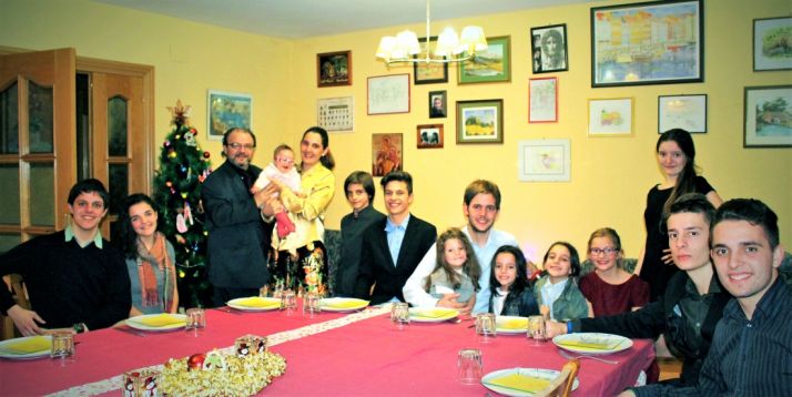 La familia Soto Escanero, al completo. /DOS