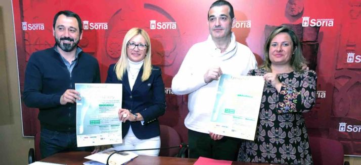 Javier Muñoz, Blanca García, Alberto Santamaría y Esther Pérez. /Ayto.