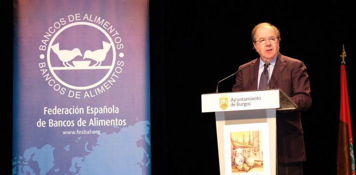 Juan Vicente Herrera, este viernes en Burgos. /Jta.