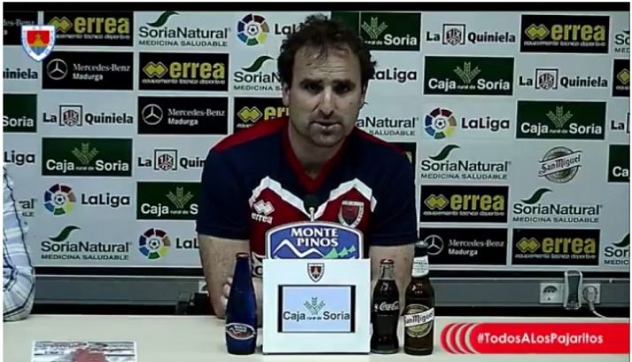 Jagoba Arrasate, entrenador del Numancia.