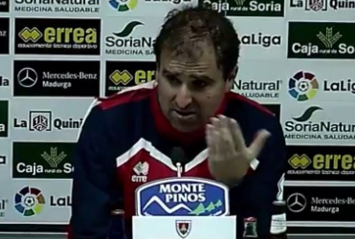 Jagoba Arrasate, entrenador del Numancia.